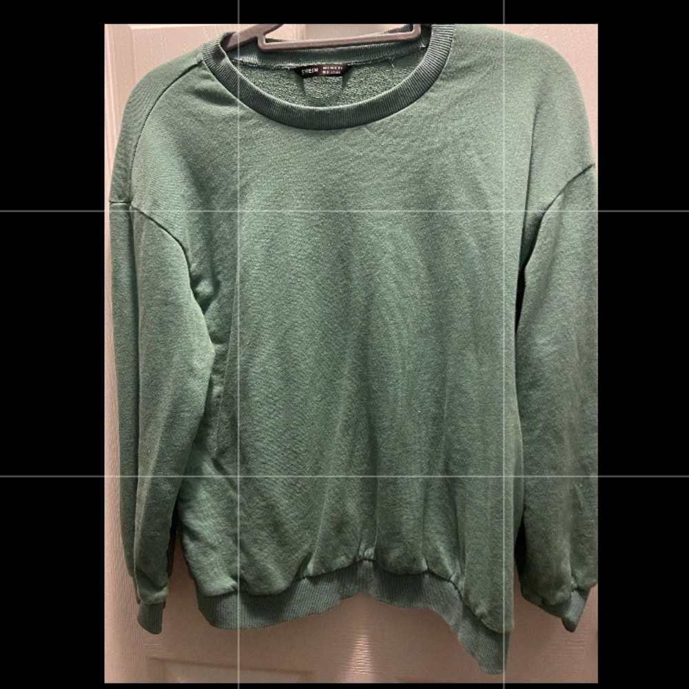 Shein Green Size Medium Long Sleeve Shirt